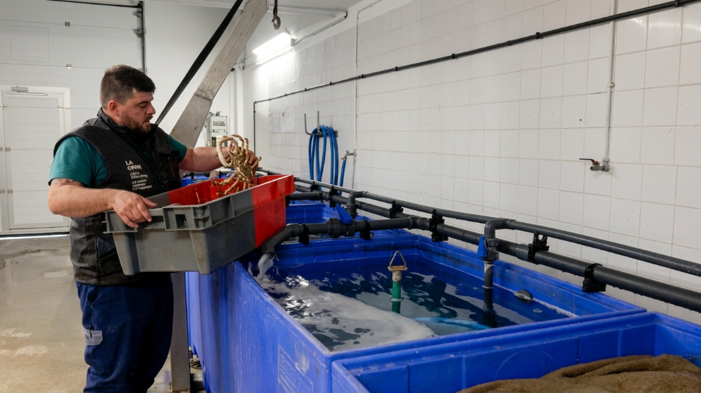 Viviers à crustacés de la Criée Côte d'Albâtre